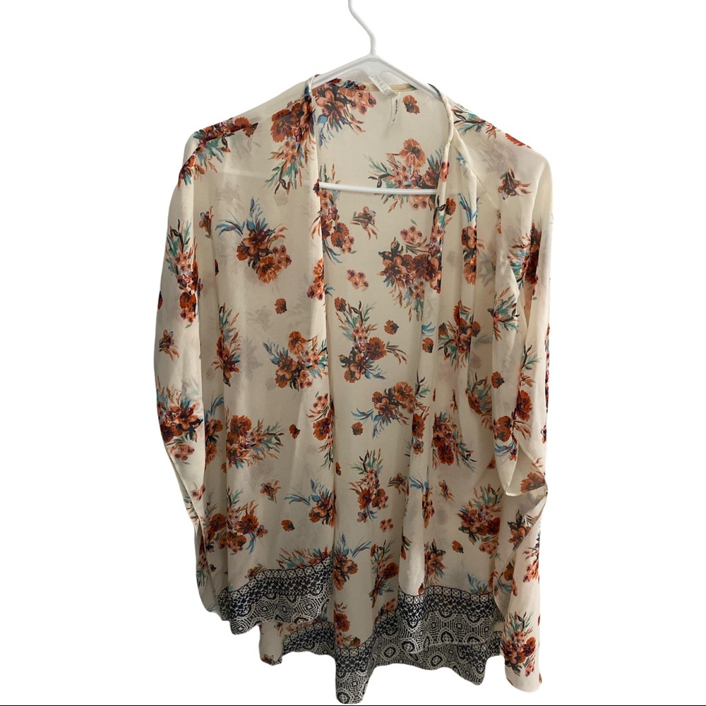 SOLD on depop. Charlotte Russe sheer kimono / cardigan